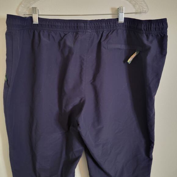 LL Bean Supplex Beach Pants Men’s XXL 516980 Elastic Cuffs Multisport Blue Nylon - Picture 9 of 14